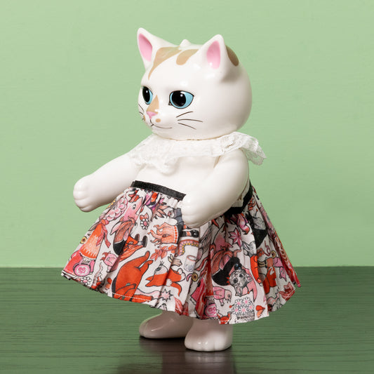 こはるのお洋服　Dress　白ｘRED