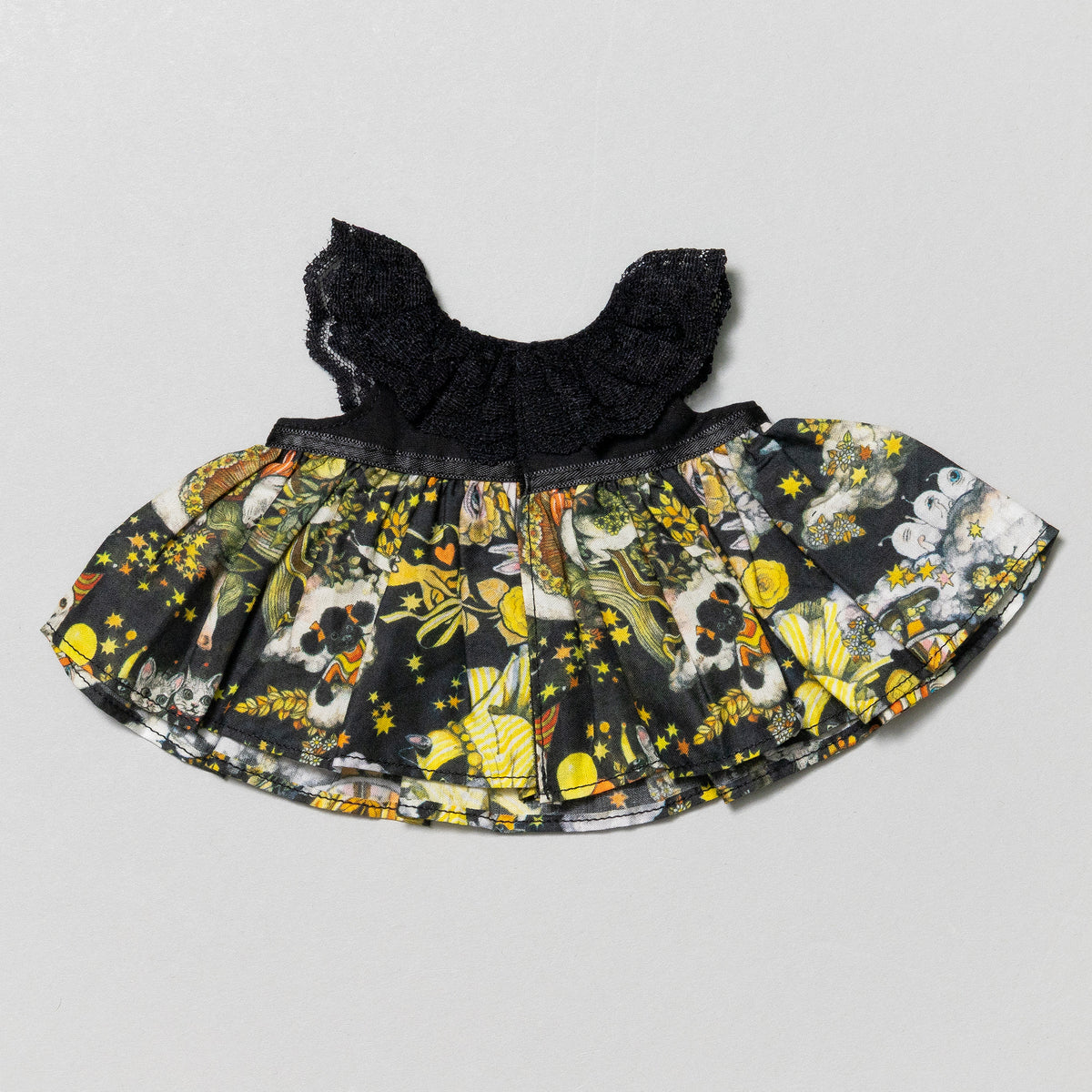こはるのお洋服　Dress　黒ｘYELLOW
