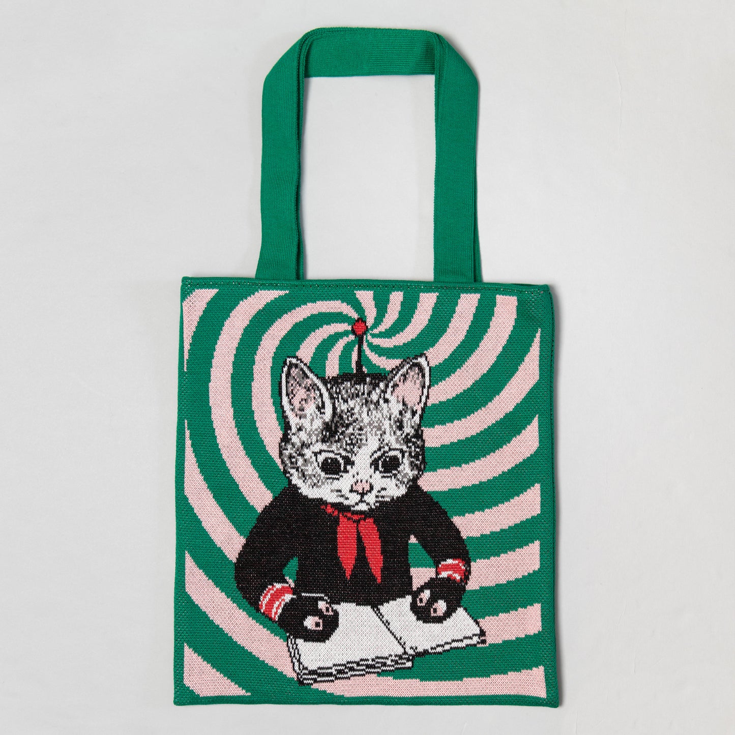 ニットトートバッグ　GUSTAVEくん（勉強）