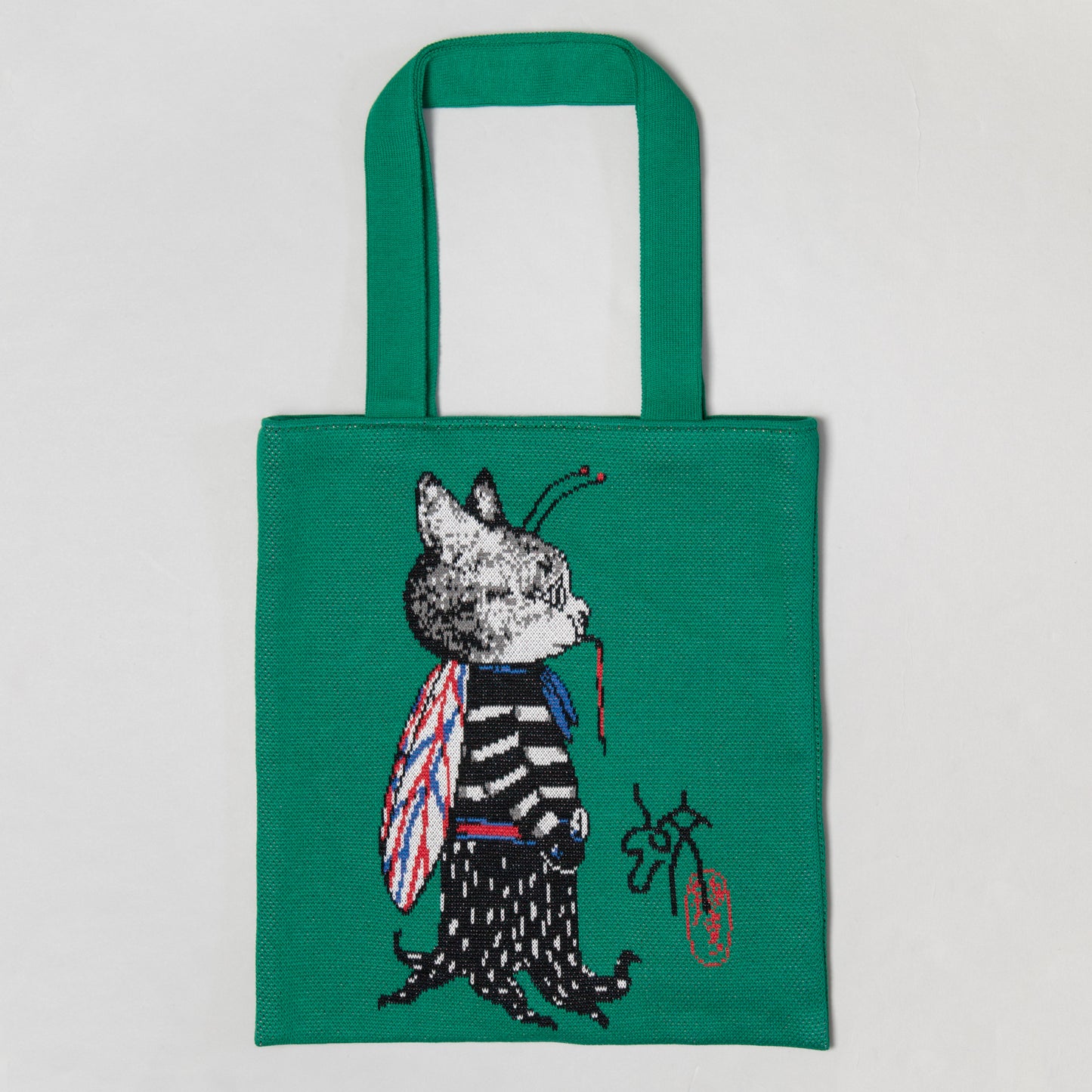 ニットトートバッグ　GUSTAVEくん（蚊）