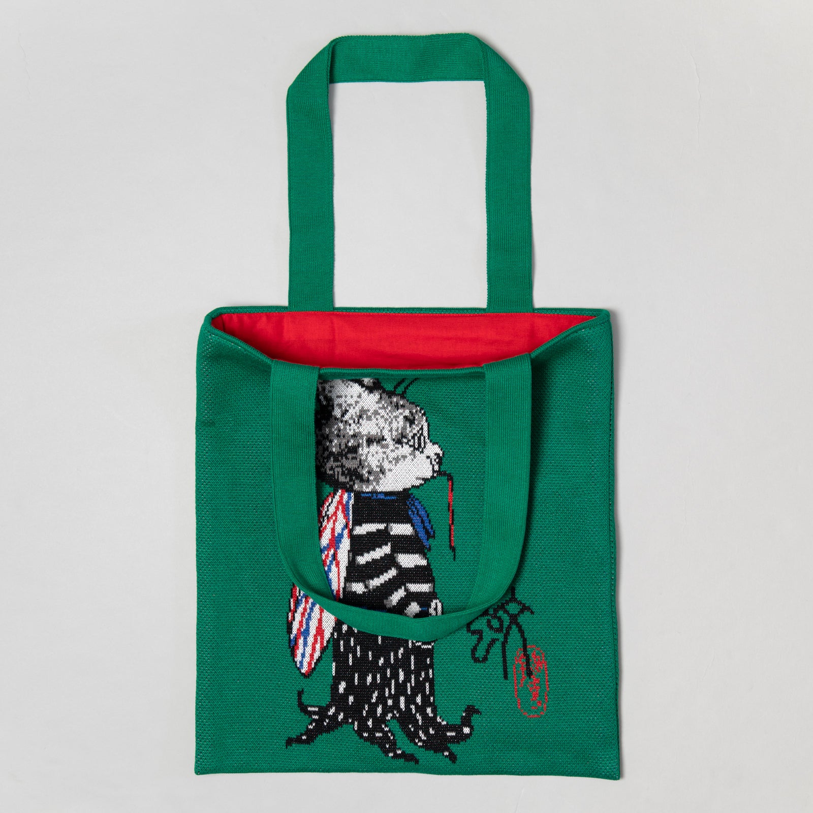 ニットトートバッグ GUSTAVEくん（蚊） – ボリス雑貨店