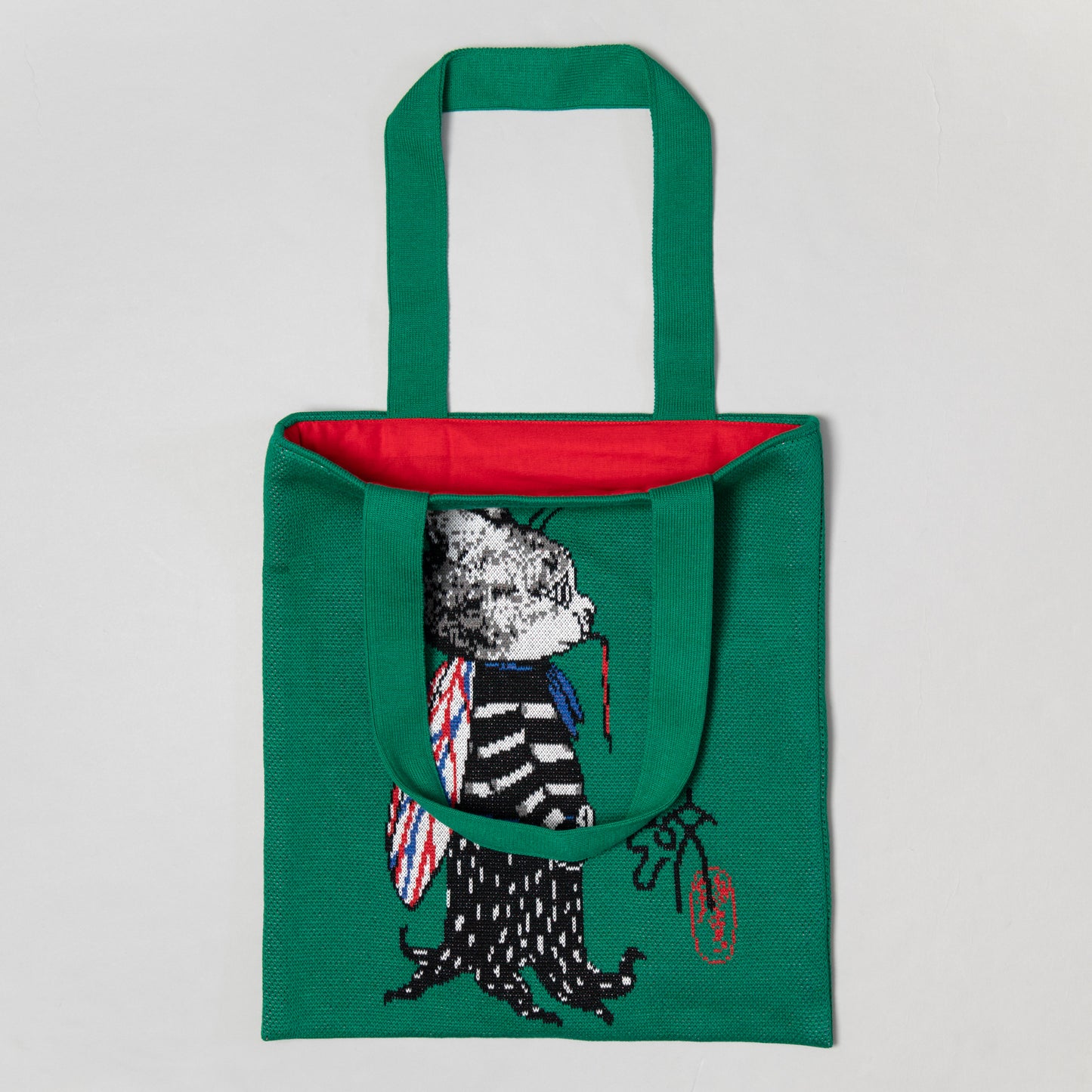 ニットトートバッグ　GUSTAVEくん（蚊）