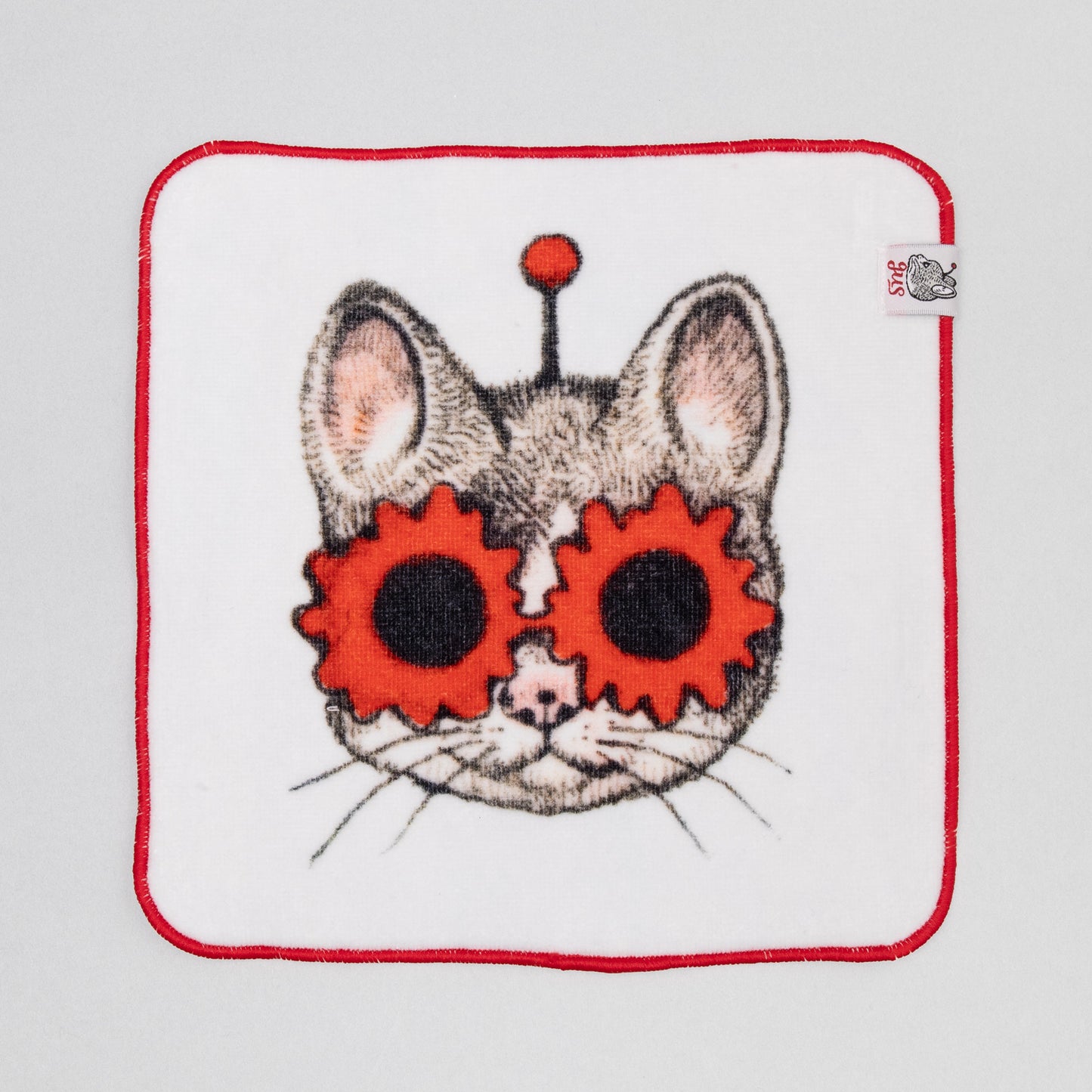 タオルハンカチ　GUSTAVE RED