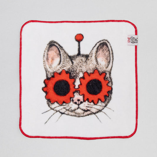 タオルハンカチ　GUSTAVE RED