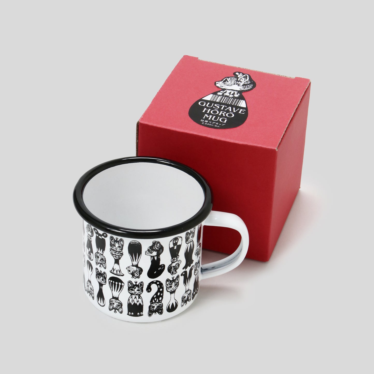 ホーローマグカップ　GUSTAVE