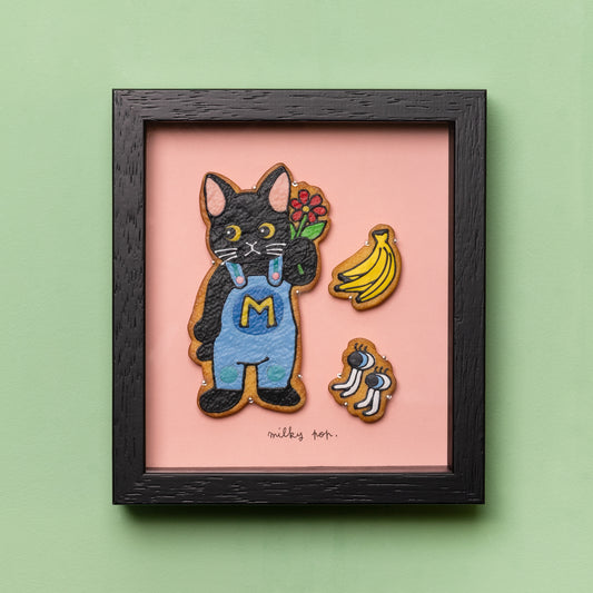 作品KM-15　milky pop.　KAGIO CATS   MUSTA  15