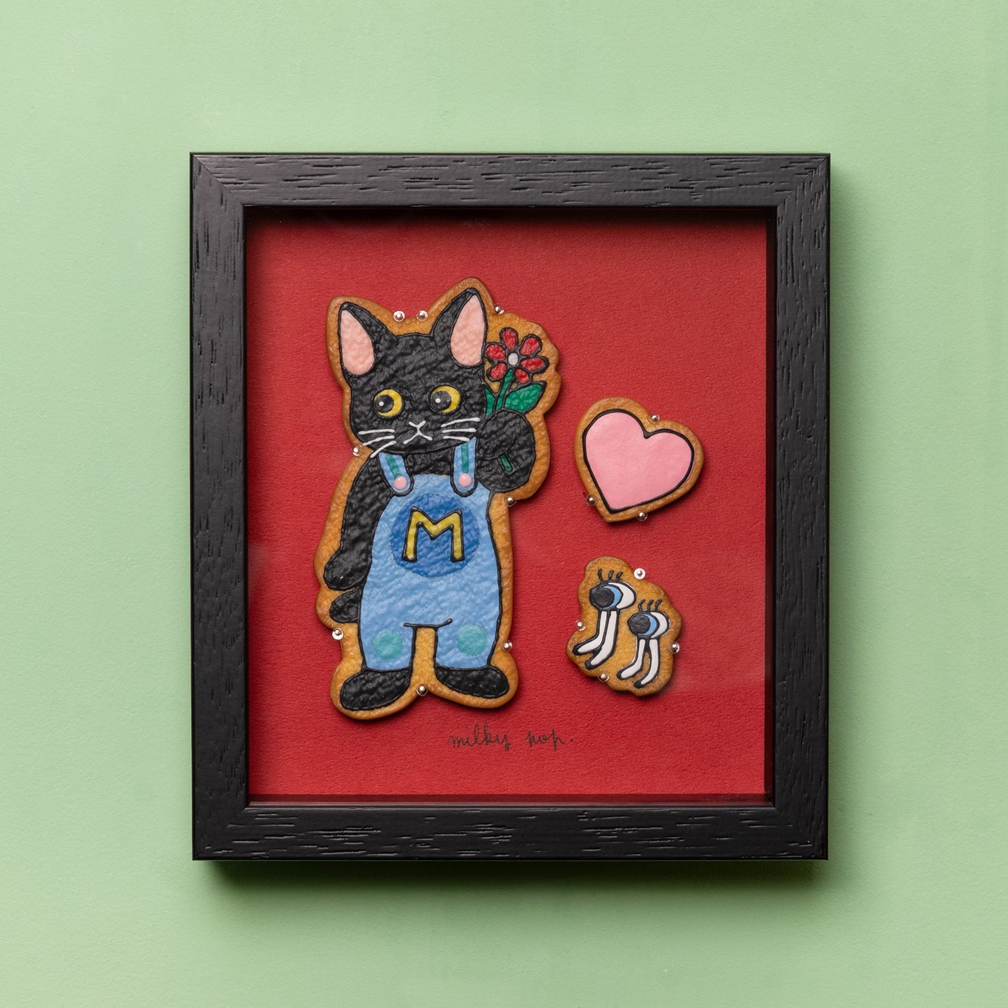 作品KM-7　milky pop.　KAGIO CATS   MUSTA  7