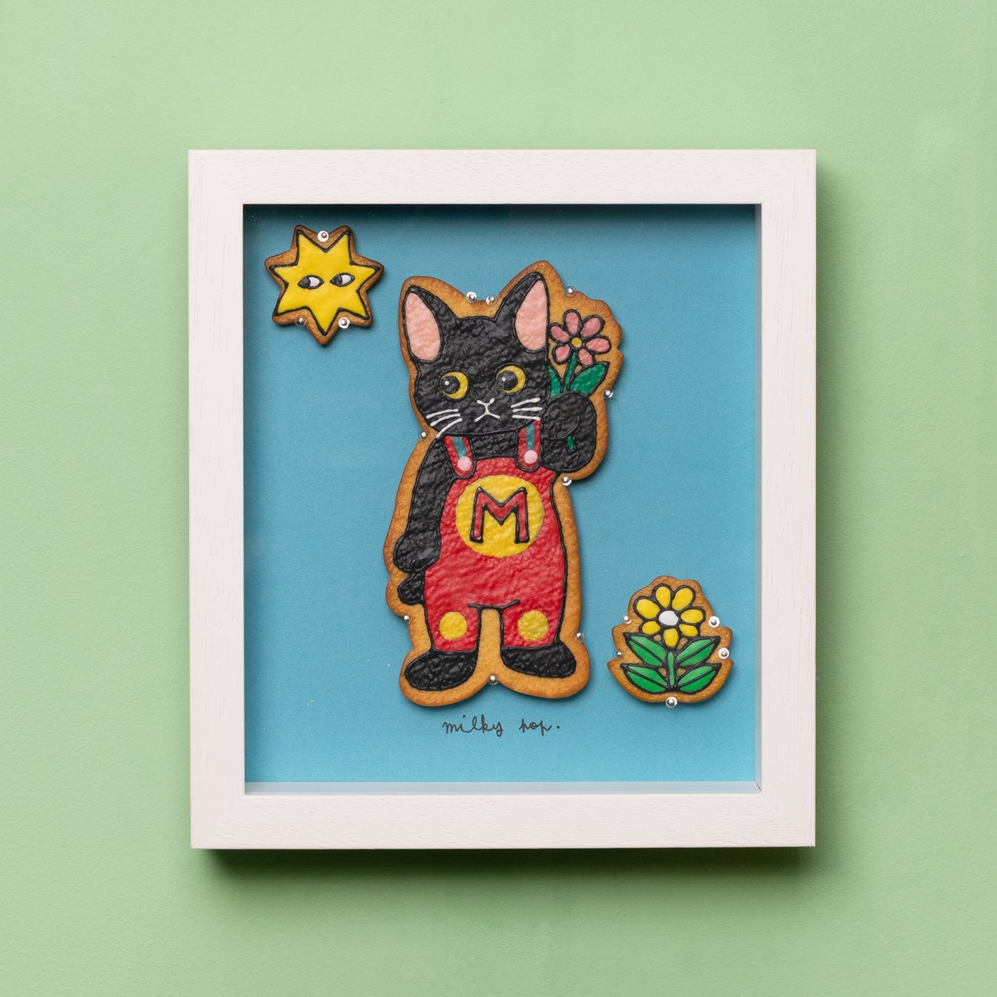 作品KM-9　milky pop.　KAGIO CATS   MUSTA  9