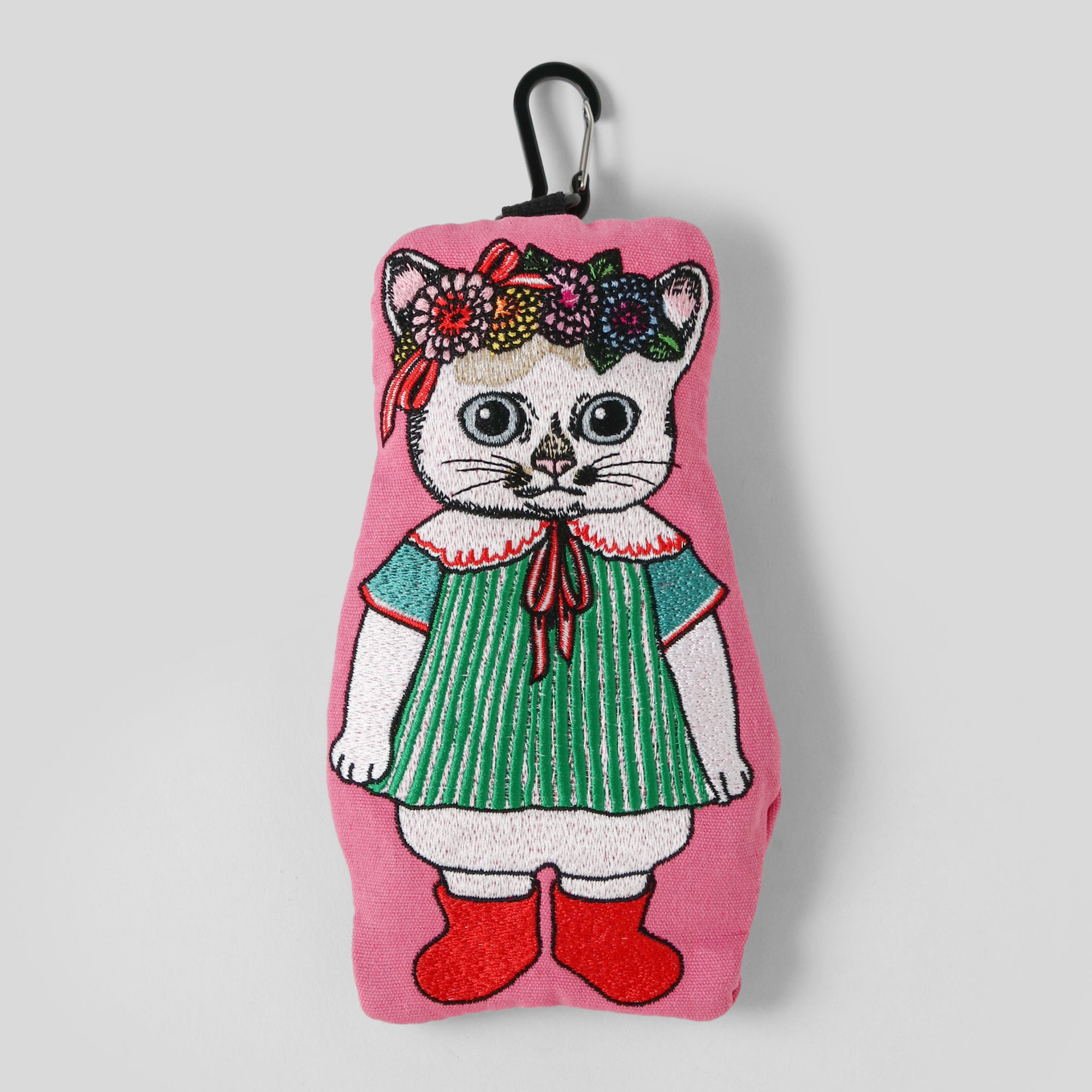 刺繍ポーチ入りエコバッグ KOHARU – ボリス雑貨店