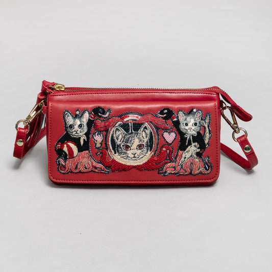 お財布バッグ　GUSTAVE（RD）