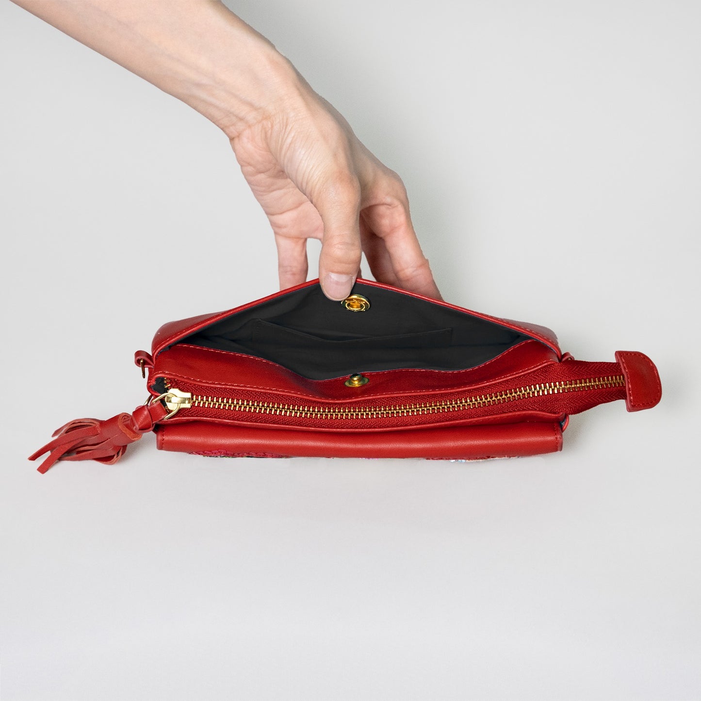 お財布バッグ　GUSTAVE（RD）