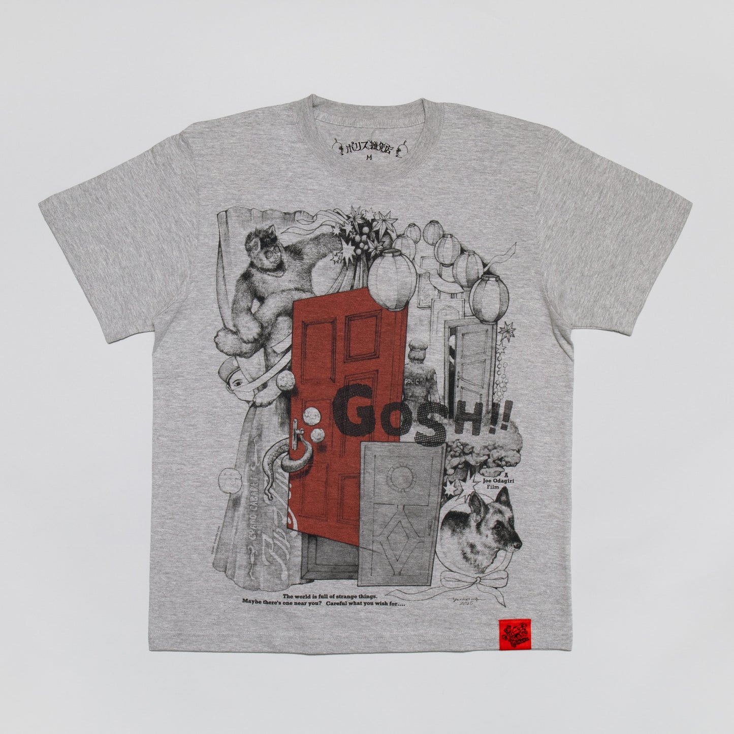【受注】Tシャツ グレー ポスタービジュアル
