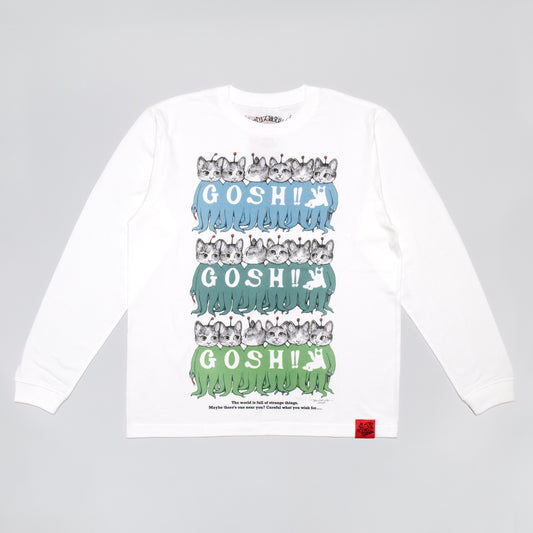 【受注】ロンT ホワイト GOSH! GUSTAVE