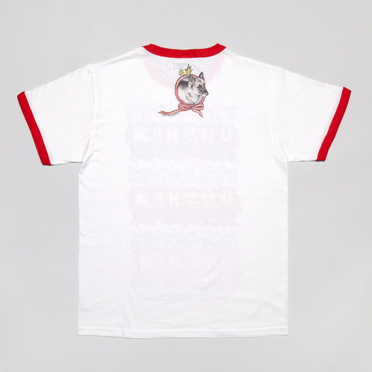 【受注】リンガーTシャツ レッド GOSH! GUSTAVE