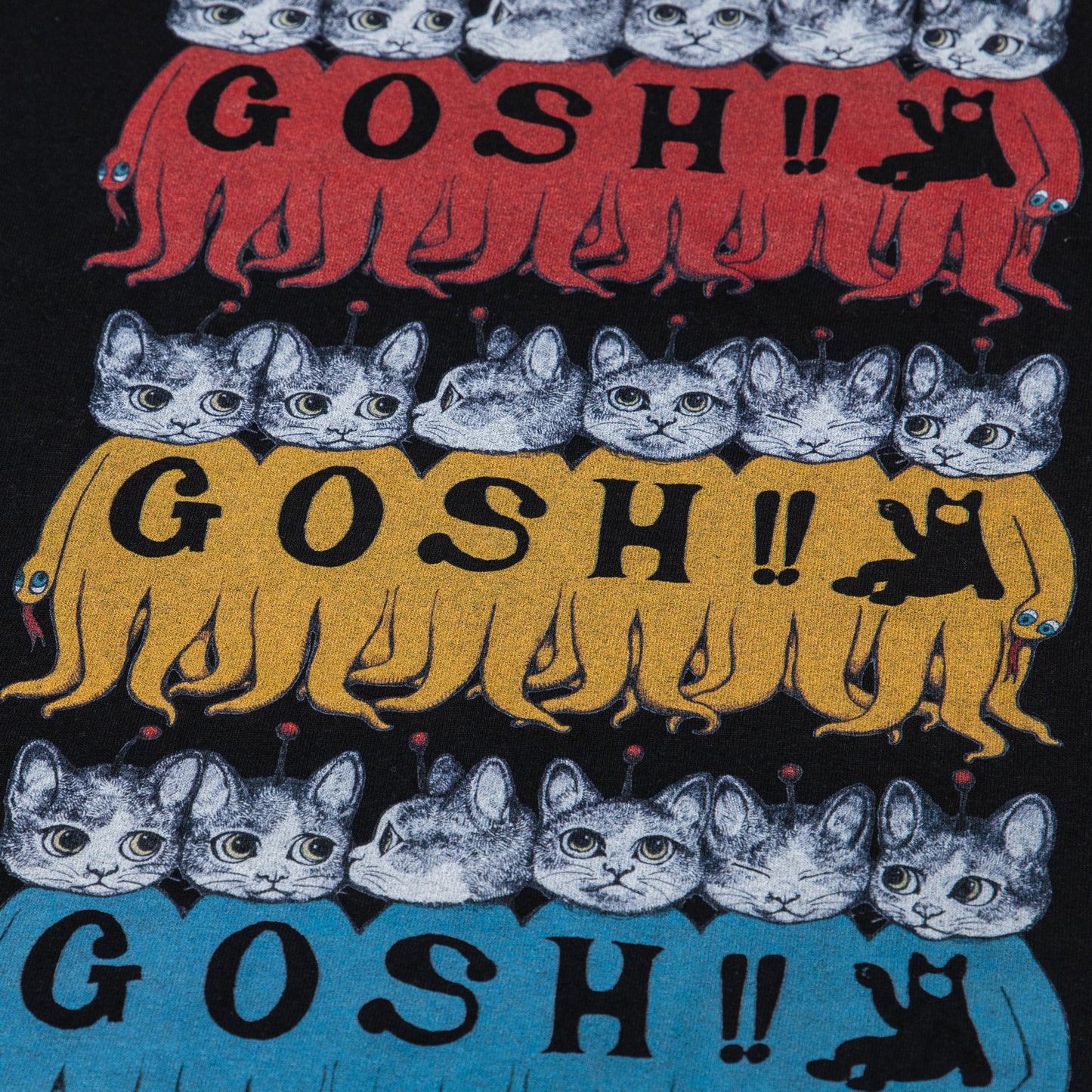 【受注】ロンT ブラック GOSH! GUSTAVE