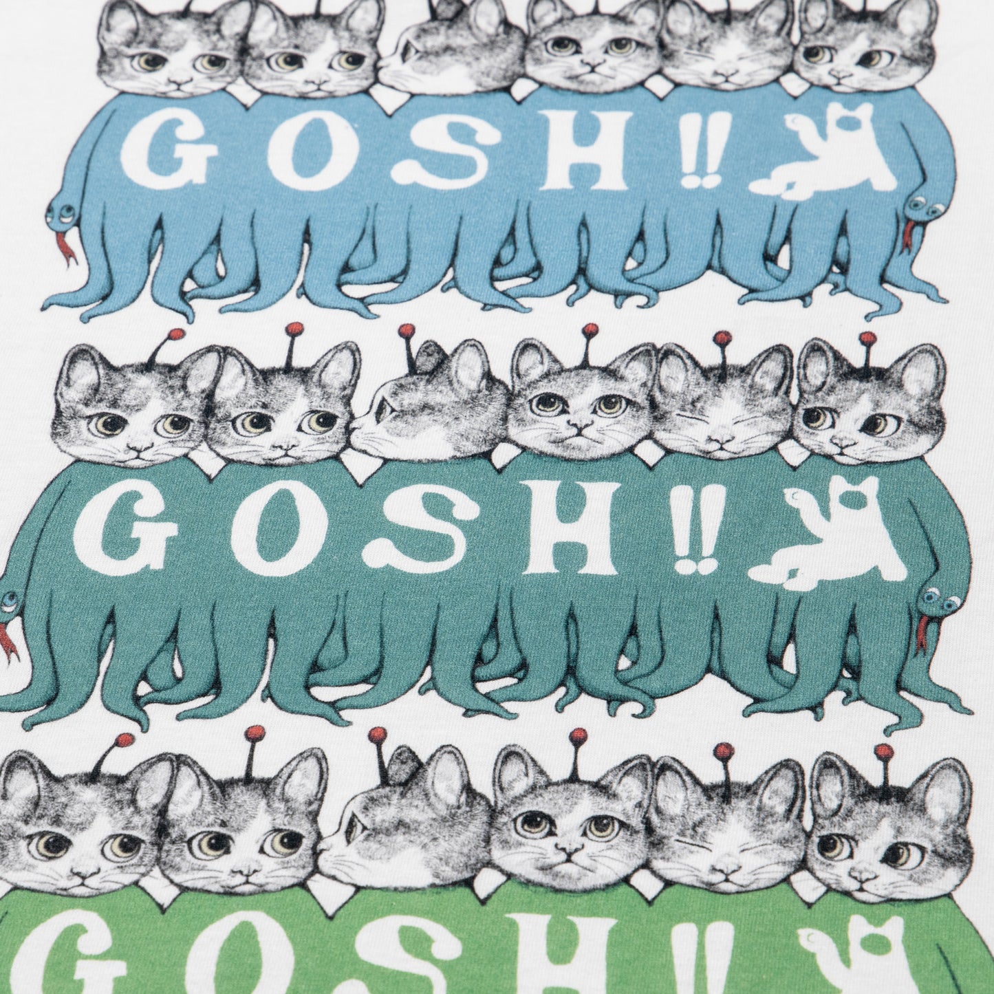【受注】ロンT ホワイト GOSH! GUSTAVE