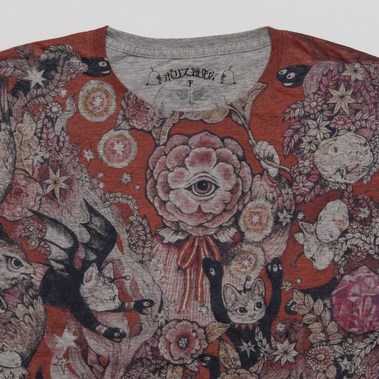 新品　ボリス雑貨店　ワイドTシャツ　眼花ちゃんの夢　フリーサイズ ワイドTシャツ 眼花ちゃんの夢 – ボリス雑貨店