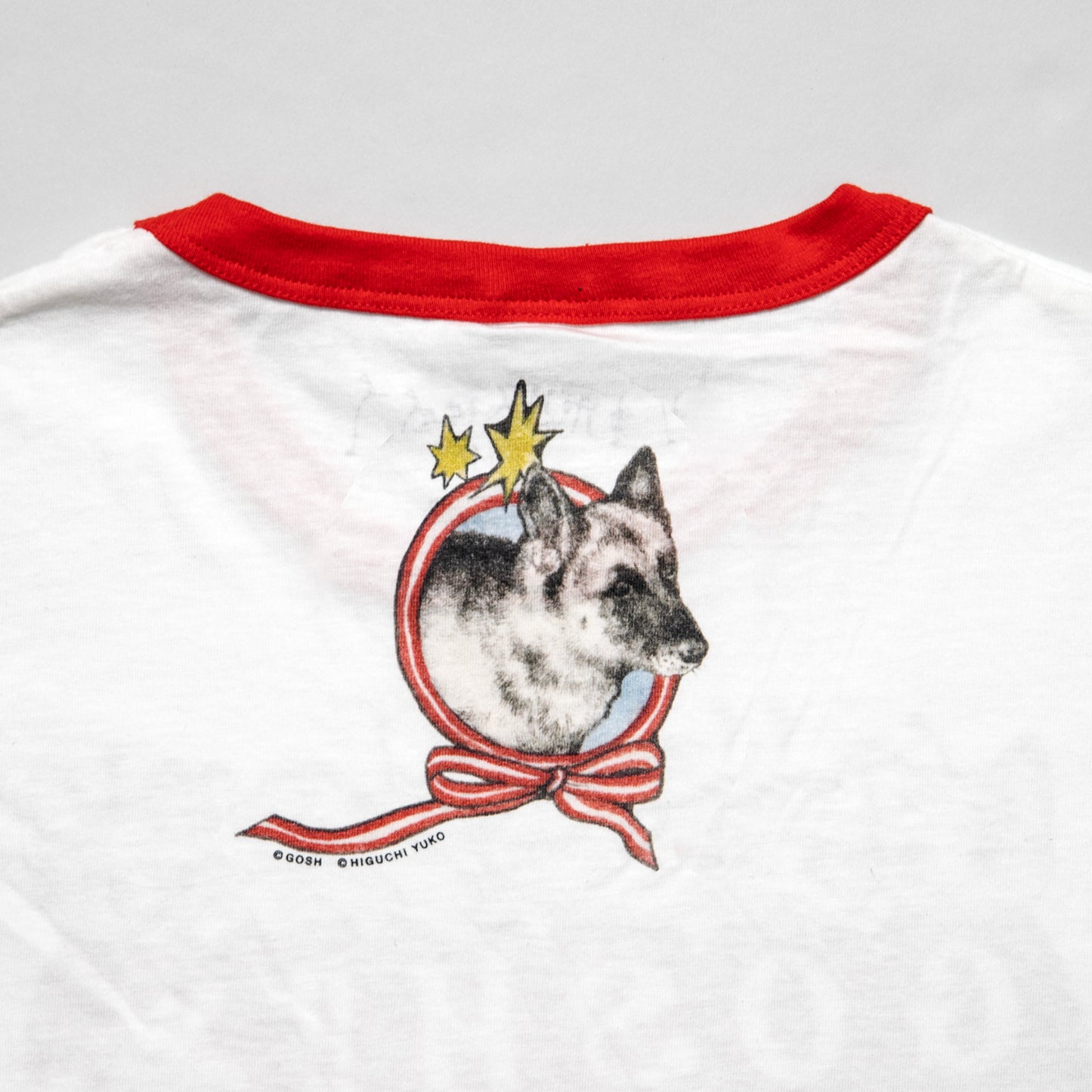 【受注】リンガーTシャツ レッド GOSH! GUSTAVE