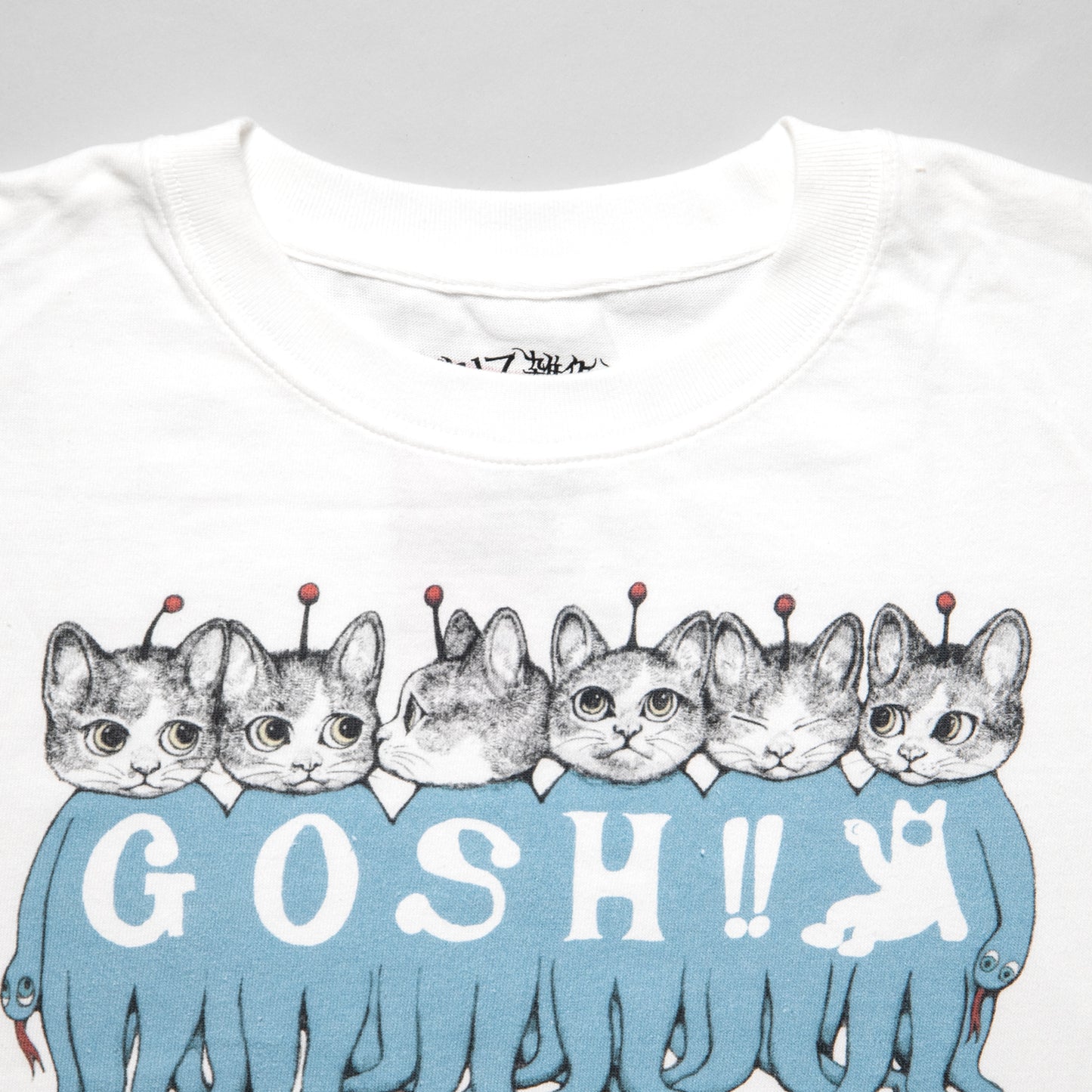 【受注】ロンT ホワイト GOSH! GUSTAVE
