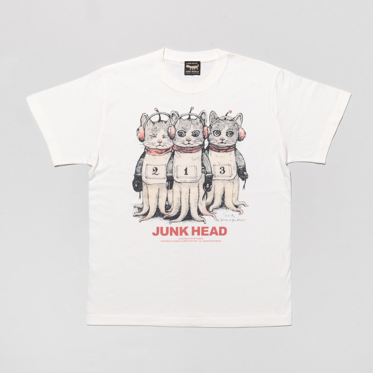Tシャツ　JUNK HEAD 1・2・3