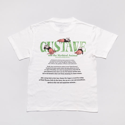 Tシャツ　ギュスターヴくんとまぼろしのどうぶつ（WH）