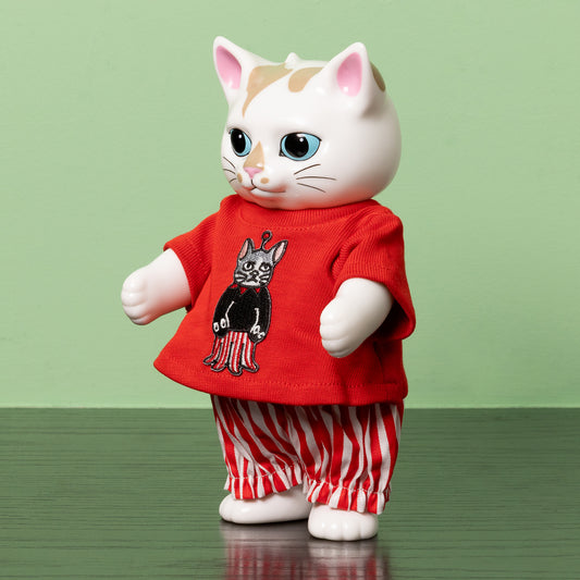 【あわせがい対象商品】こはるのお洋服　Tシャツ＆ブルマセット　赤ｘ赤白ストライプ