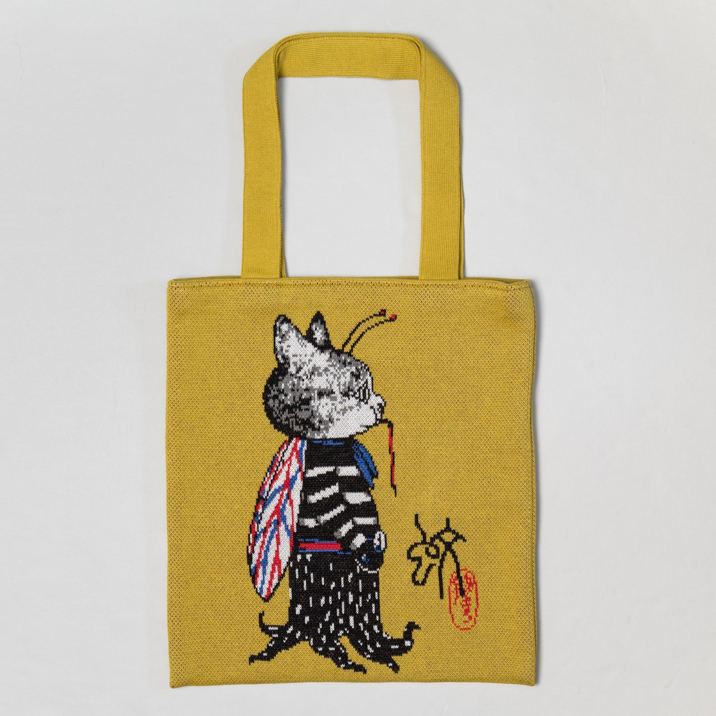 ニットトートバッグ　GUSTAVEくん（蚊）
