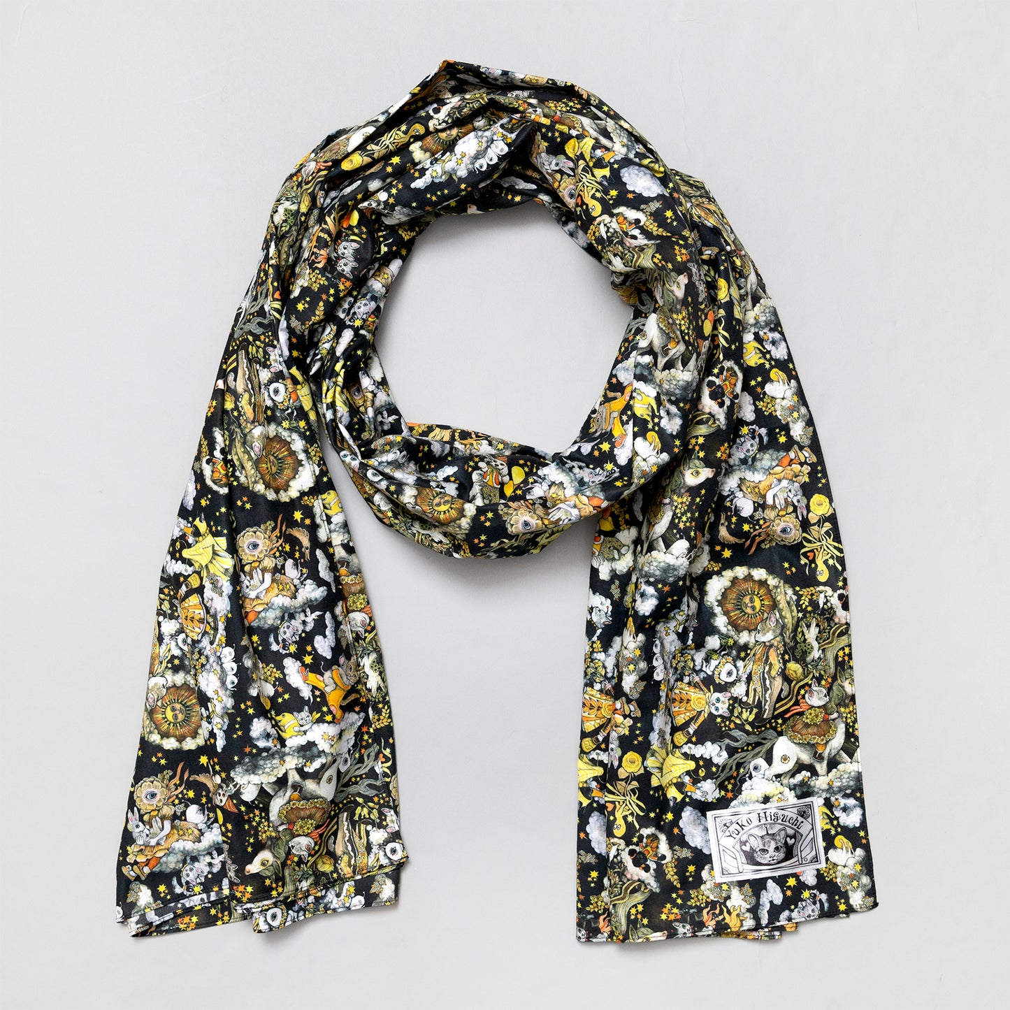 ストール　YELLOW