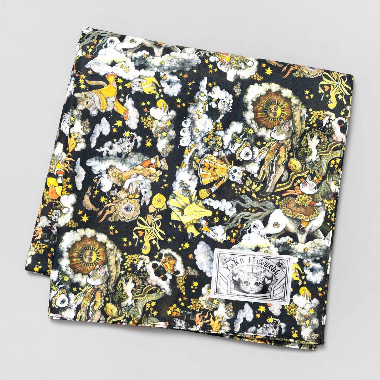 ストール　YELLOW