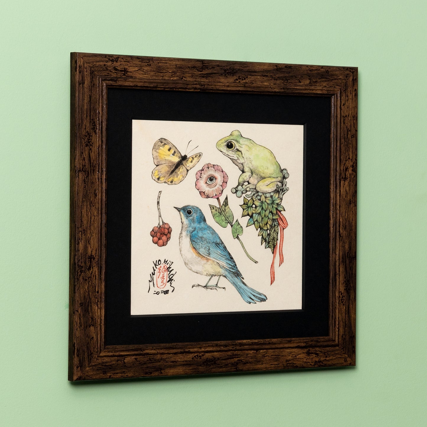 ヒグチユウコ作品　装画のための作品に加筆