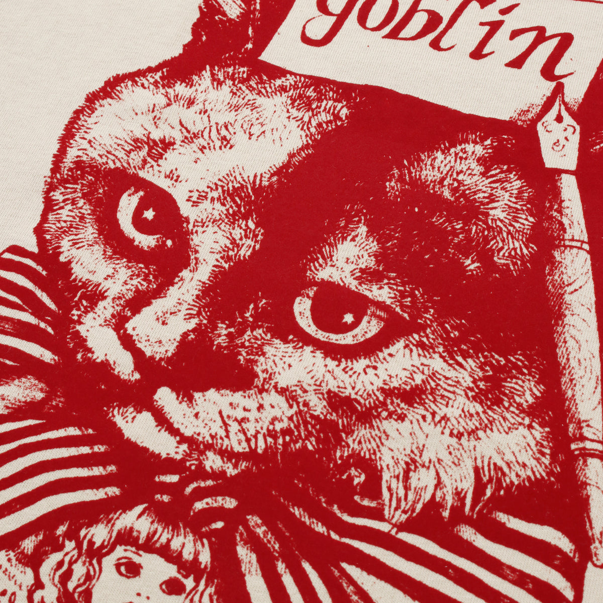 goblin ラグランT（STN）背面Victorianフロッキープリント