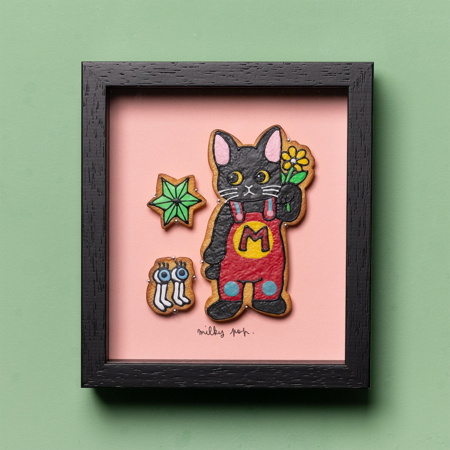 作品KM-1　milky pop.　KAGIO CATS   MUSTA  1