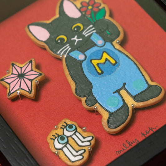 作品KM-6　milky pop.　KAGIO CATS   MUSTA  6