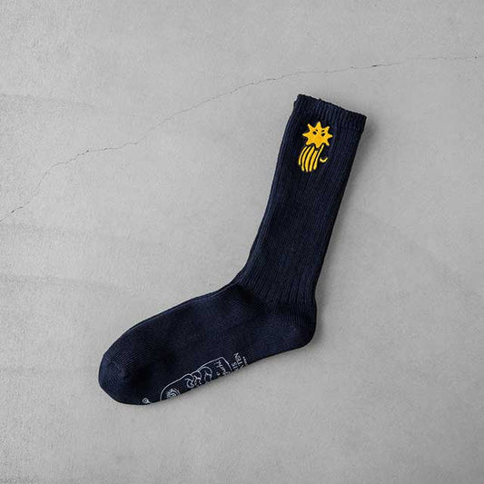 Socks Okahitode blue color