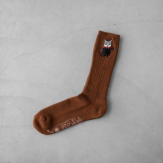 Socks Gustave-kun Brown