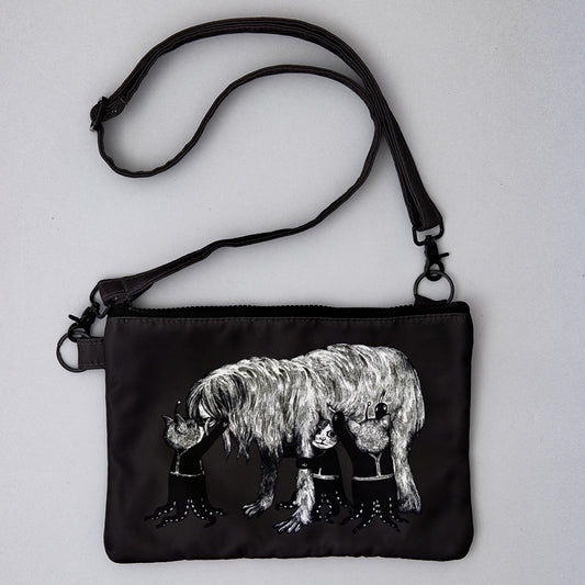 Shoulder bag Fusa fusa no Toro-chan to 3 Gyusu