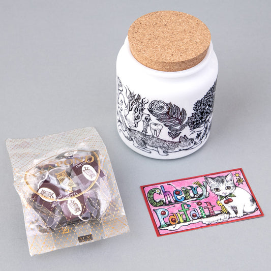 Tea jar Cherry parfait