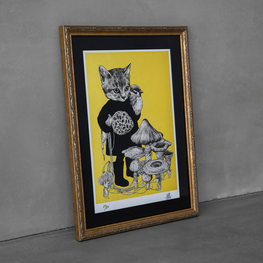 [Framed] Reproduced painting Sanpo 2