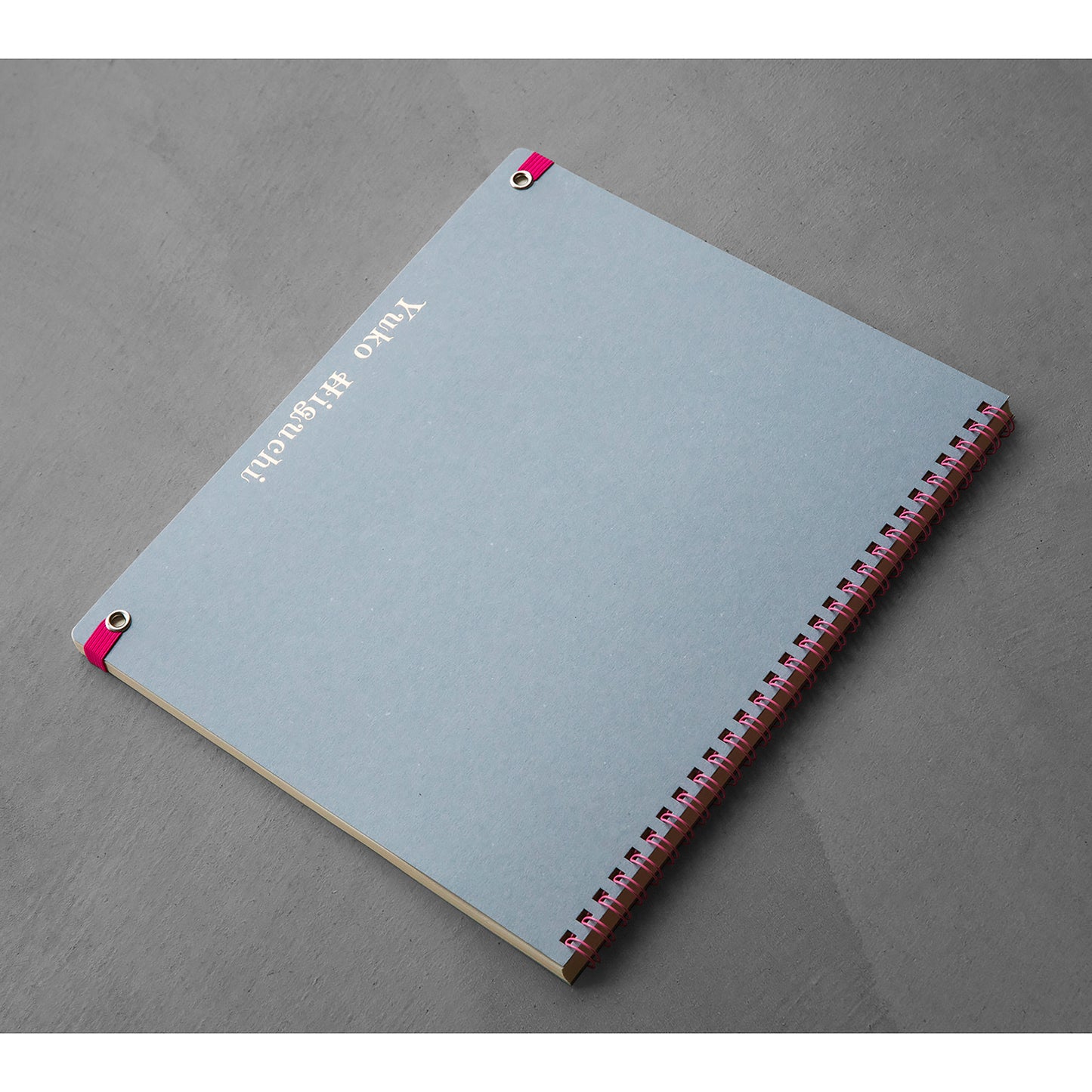 Whole surface foil stamped Ring Notebook Seal Zukan