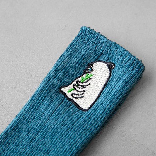 Socks Hitotsume-chan green color