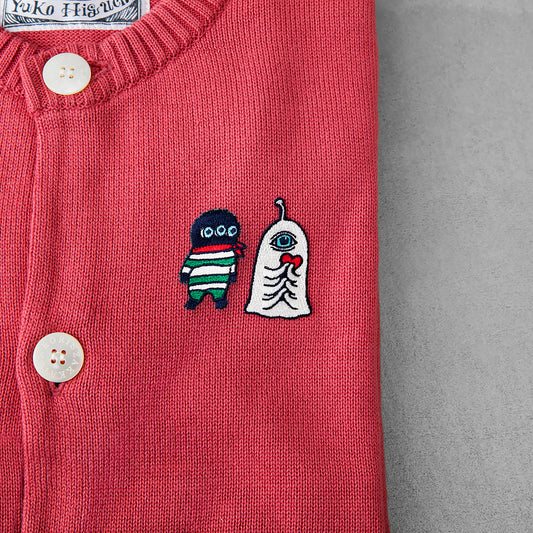 [Items to be matched (patch sold separately)] Cardigan patch: 2 left chest