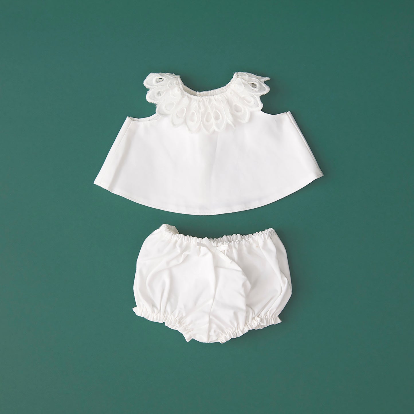 Koharu's clothes dress&amp;drawers white