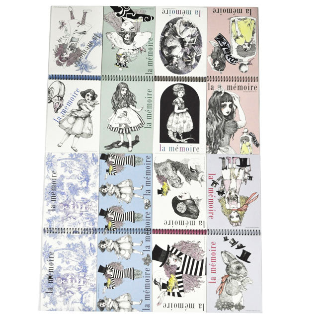 Yuko Higuchi x Akira Uno Mini Sketchbook 8 book set – ボリス雑貨店