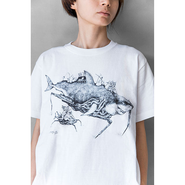 T-shirt Yuko Higuchi Junji Ito ni homage