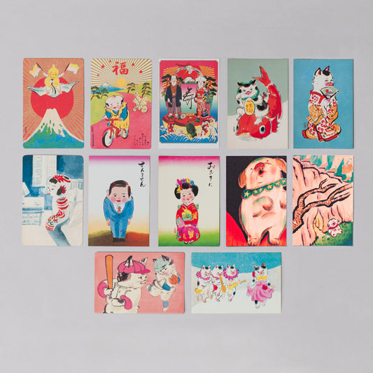 Inunko postcard 12 types set