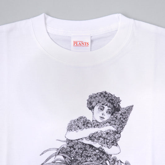 植物展 Tシャツ 女の子白