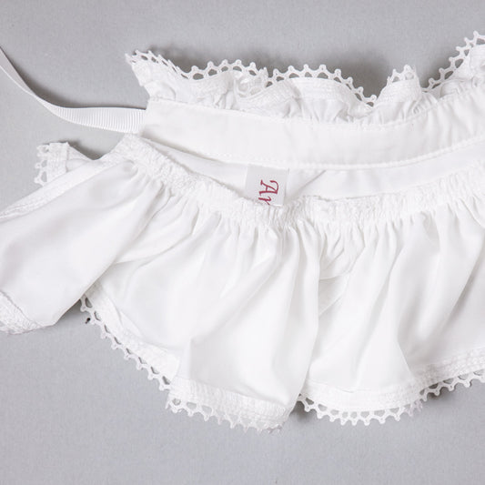 Ange Collar Frill White