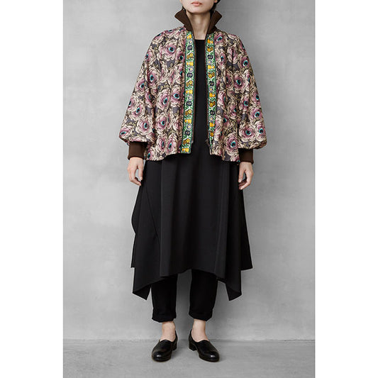 眼花ジャージ フレアTOPS GRAY