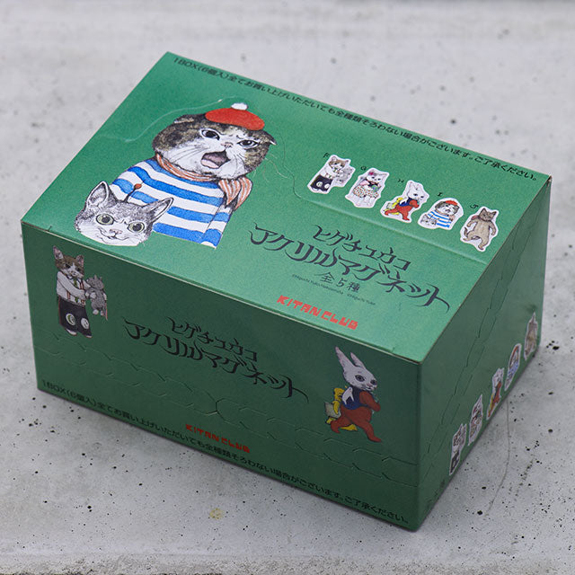 Yuko Higuchi Acrylic magnet BOX (6 pieces) – ボリス雑貨店