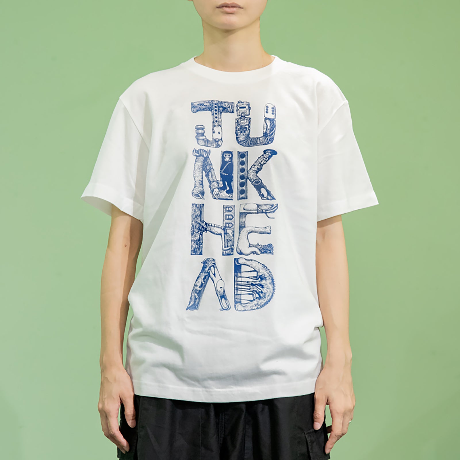 Tシャツ JUNK HEAD LOGO BLUE – ボリス雑貨店